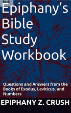 Load image into Gallery viewer, BOOKS: Epiphany’s Bible Study Workbook: Questions &amp; Answers From the Book of Exodus, Leviticus, and Numbers
