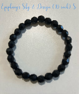 BRACELETS: Opaque Acrylic Faceted Beads (No Words)