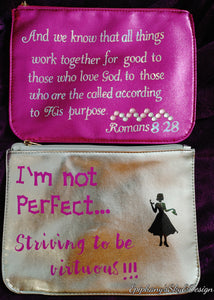 Metallic Pouches (Decorated/Sold as is)