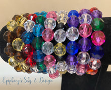 Load image into Gallery viewer, BRACELETS: Multi-colored Glass-Beaded Bracelets (No Words)
