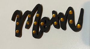 WOODEN WORD DECORATIONS