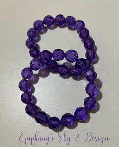 BRACELETS: Glass-Beaded Bracelets (No Words)