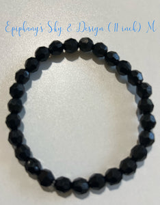 BRACELETS: Opaque Acrylic Faceted Beads (No Words)