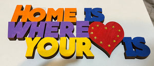 WOODEN WORD DECORATIONS