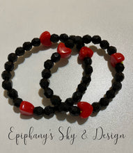 Load image into Gallery viewer, BRACELETS: Valentine&#39;s Day Expression, Seed &amp; Heart Beads
