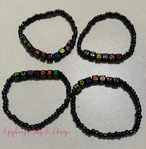 BRACELETS: Expression Bracelets (Seed Beads)