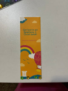 Bookmarks with sequins and/or rhinestones