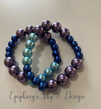 Load image into Gallery viewer, BRACELETS: Shiny, pearl-beaded bracelets

