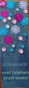 Bookmarks with sequins and/or rhinestones